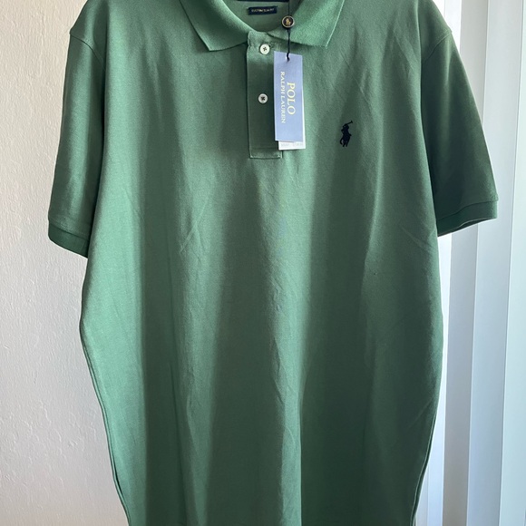 Polo by Ralph Lauren Men's Classic Green Polo - Picture 4 of 4